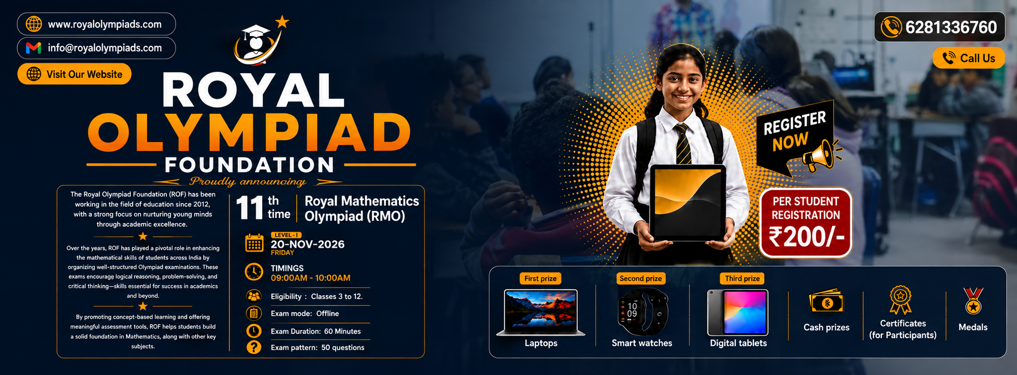 Royal Mathematics & Science Olympiads 2025-26